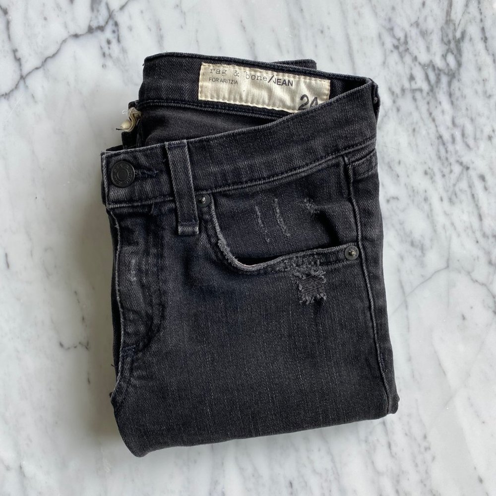 RAG & BONE x ARITZIA - SKINNY DISTRESSED DENIM